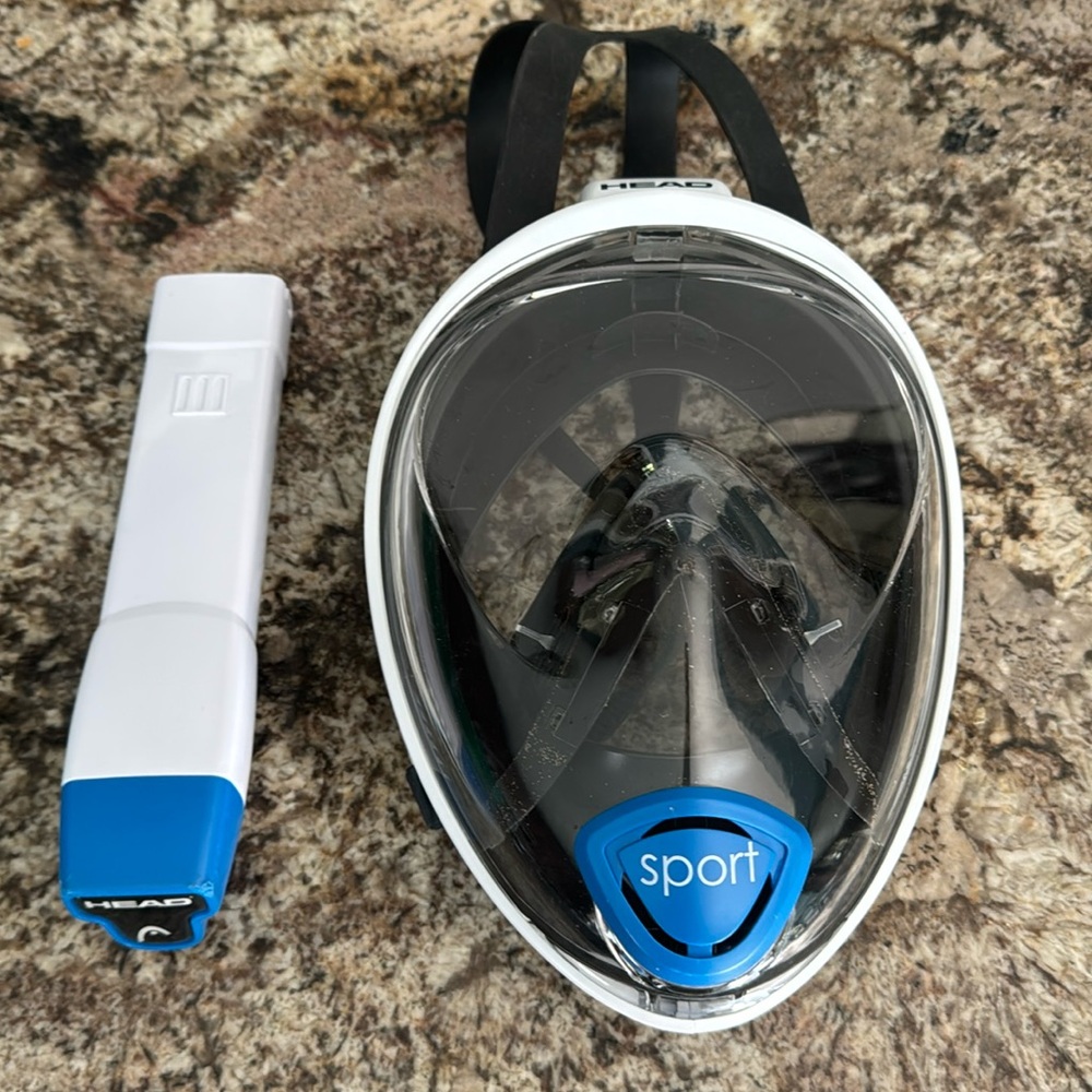 Sport snorkeling mask, used once like new condition.